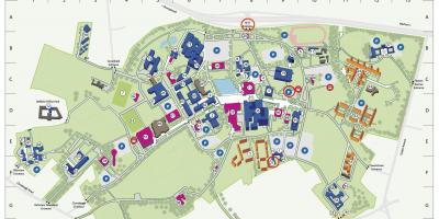 Dublin szkoły średniej kampusu mapie