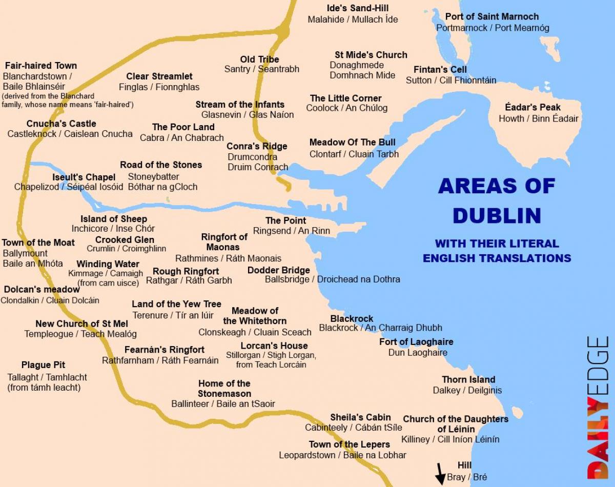 mapa Dublin Moskwie