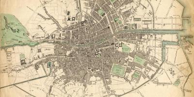 Mapę w Dublinie w 1916 roku