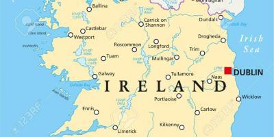 Dublin Irlandia mapa