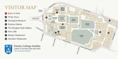 Mapa Trinity college